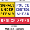 Multi Message Signals Under Repair Symbolic Sign MM9100 TC1311_1 - Image 2