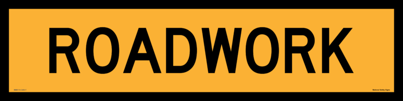 Multi Message sign Roadwork 1200 x 300  MM9115