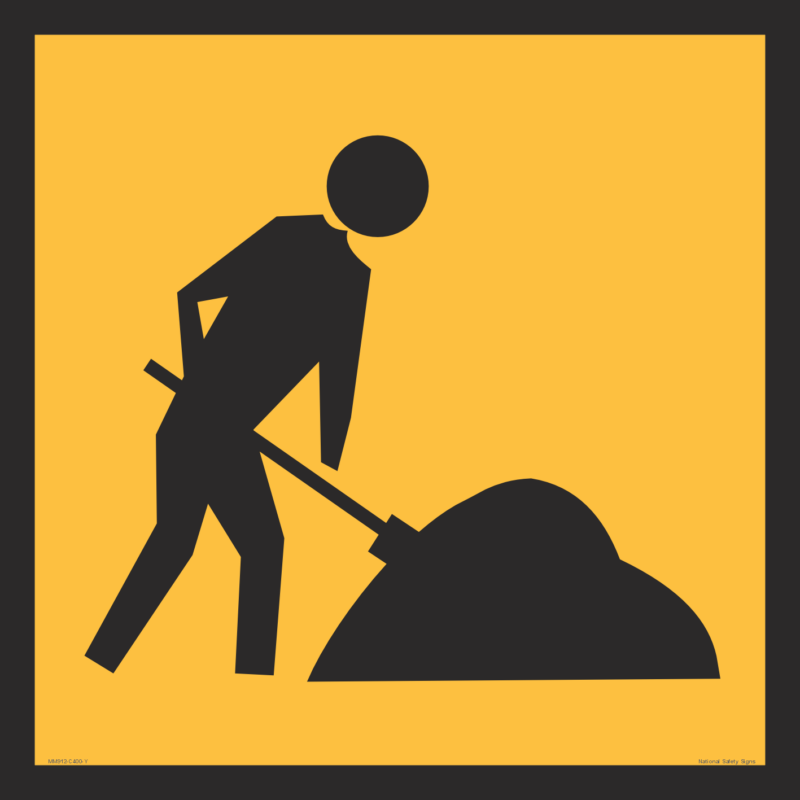 Multi Message Workmen Ahead Sign MM912