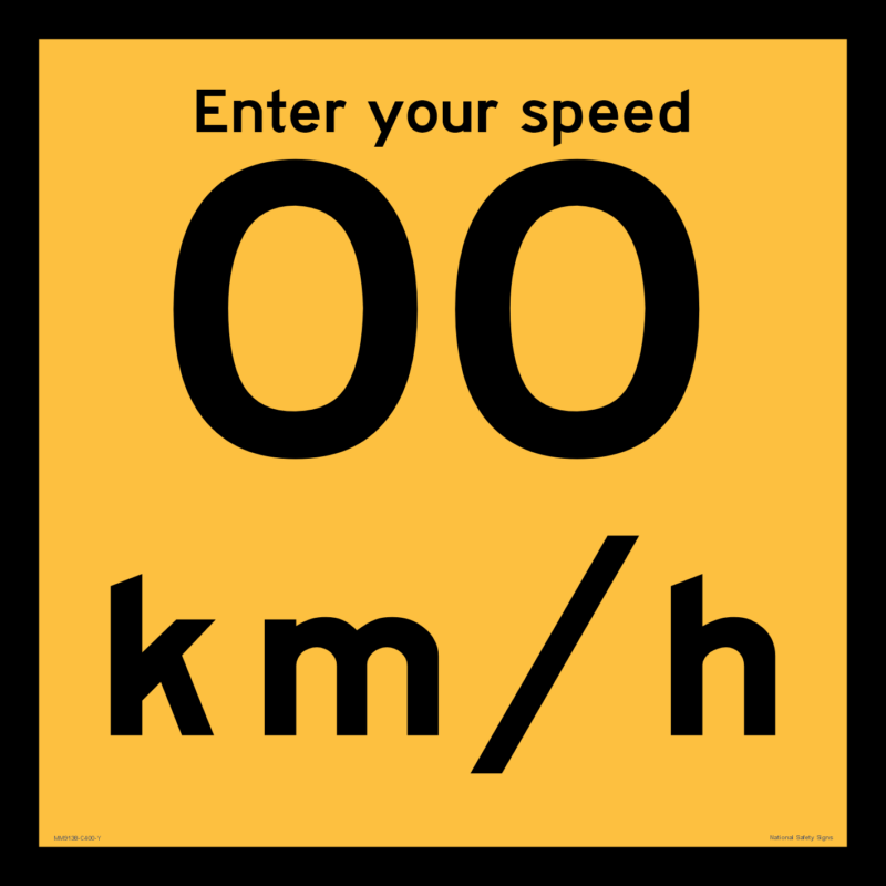 Multi Message Advisory Speed Sign MM9138