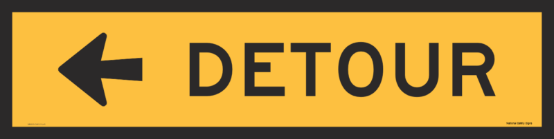 Multi Message sign Detour 1200 x 300  MM930