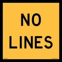 Multi Message No Lines Sign MM946