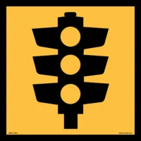 Multi Message Traffic Lights Roadwork Sign MM947