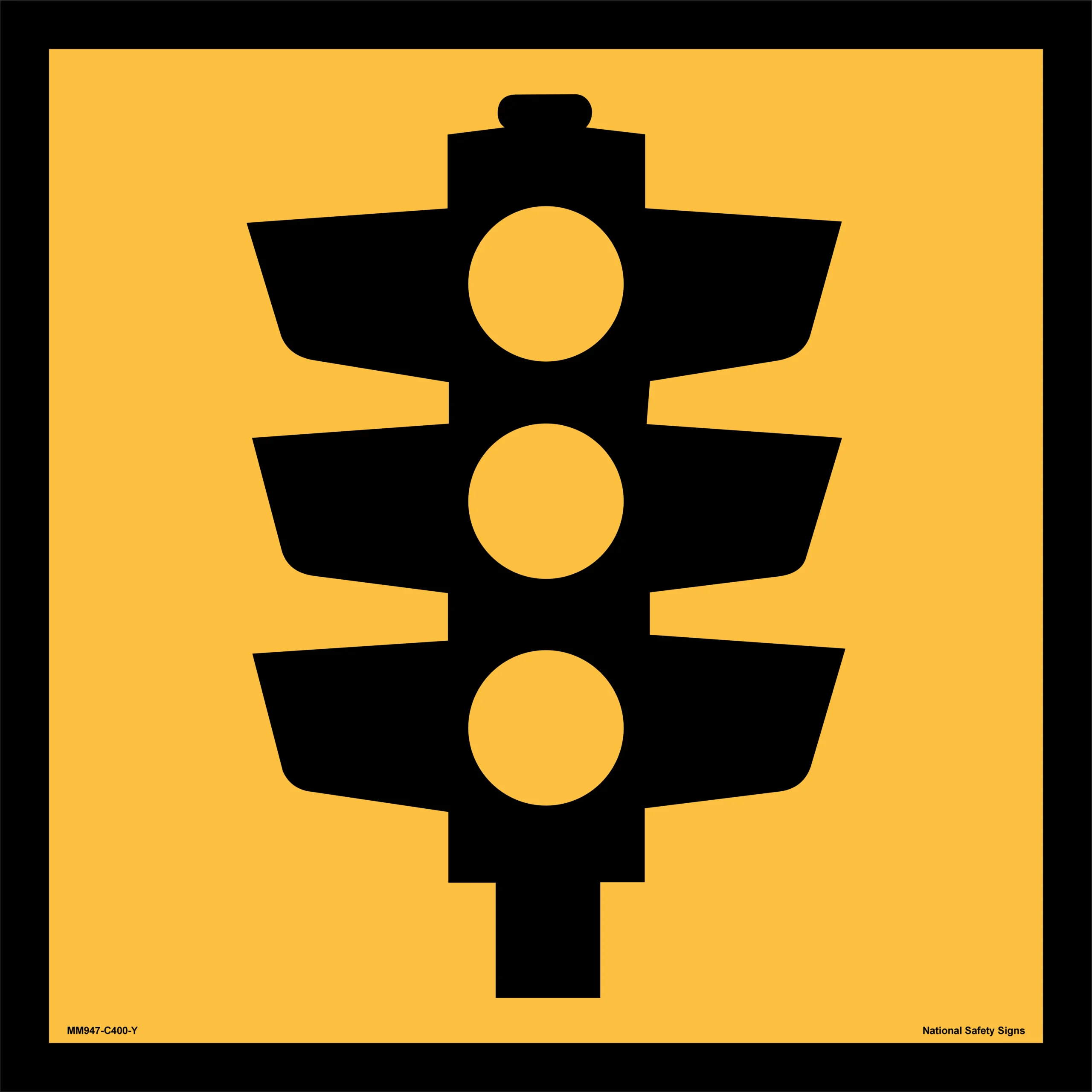 Multi Message Traffic Lights Roadwork Sign MM947