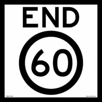 Multi Message End 60 Sign MM959