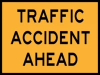 T1-11A Traffic Accident Ahead Sign