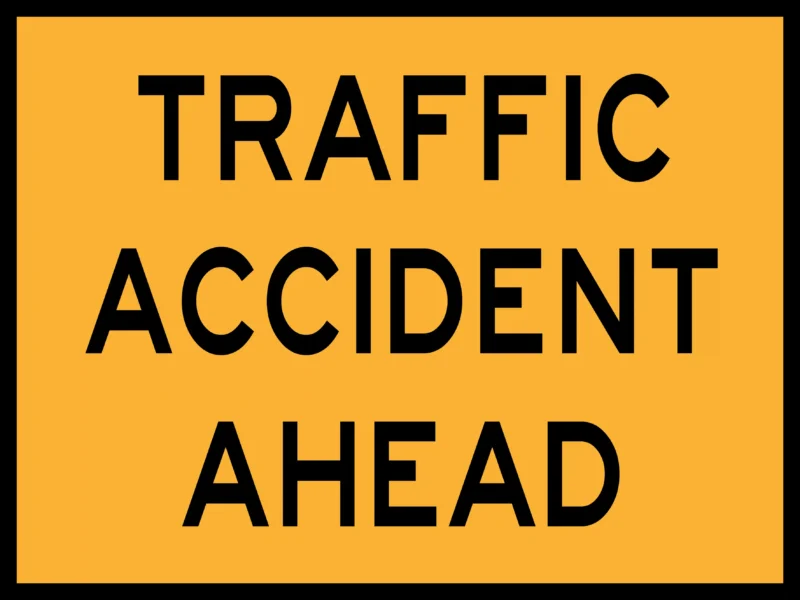 T1-11A Traffic Accident Ahead Sign