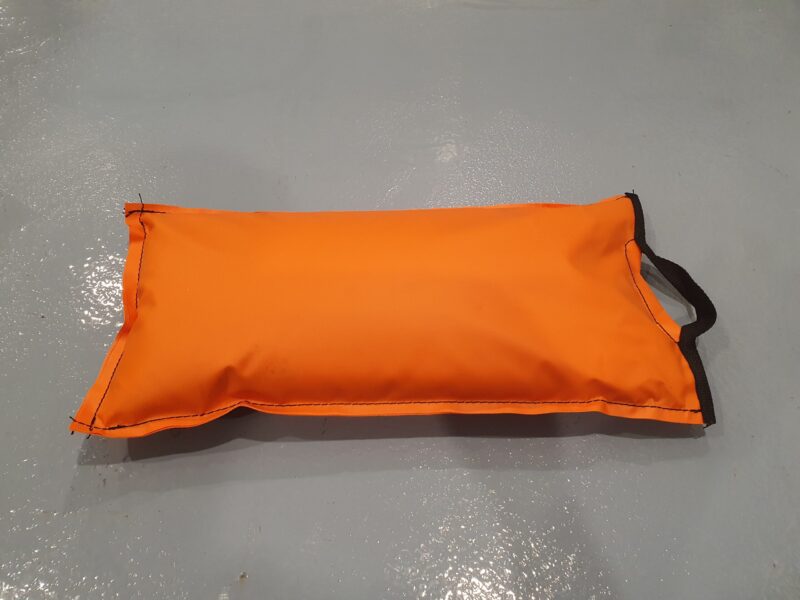 Sand Bag Orange Vinyl 7kg Pre Filled A40241 - Image 3