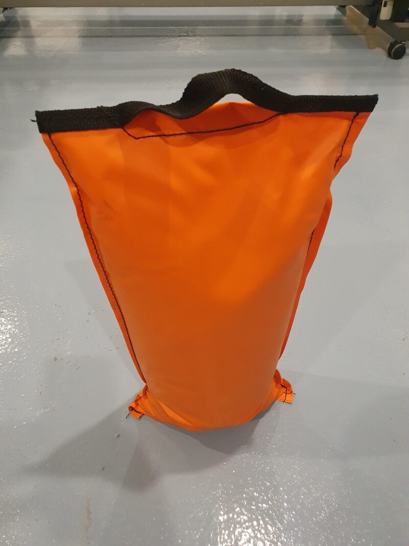 Sand Bag Orange Vinyl 7kg Pre Filled A40241 - Image 2