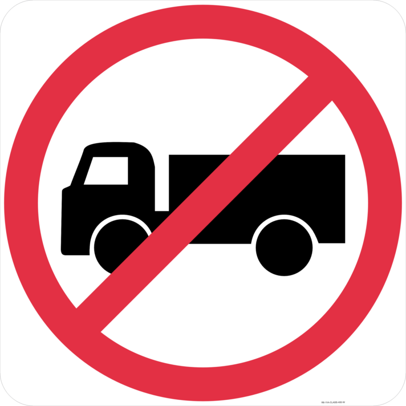 R6-10-2 Trucks Prohibited