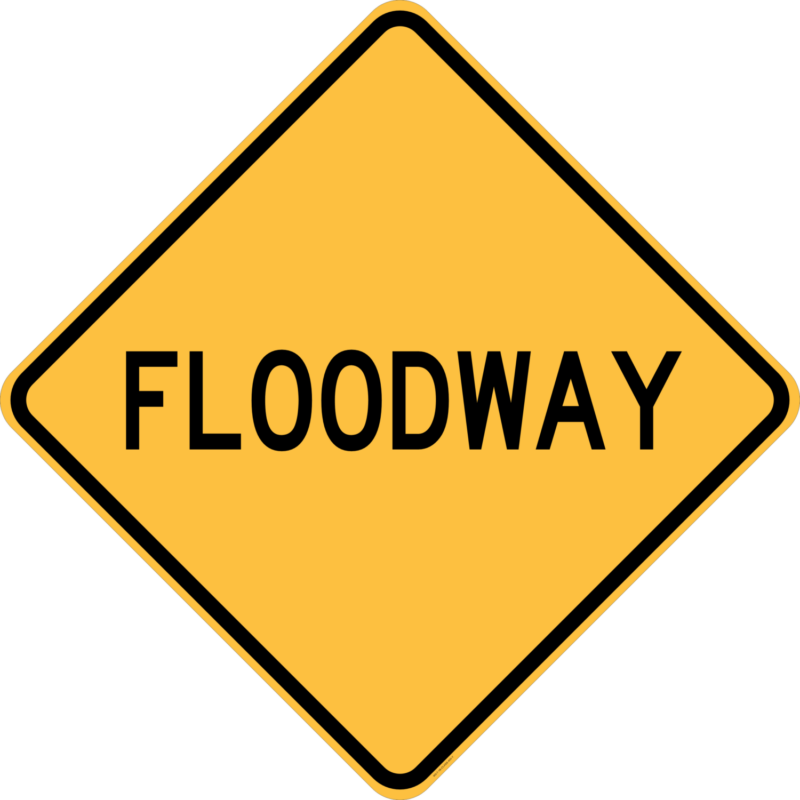 W5-7-1 Floodway