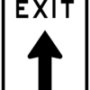 TC2109 Car Park Exit Sign (QLD)