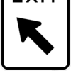 TC2109 Car Park Exit Sign (QLD) - Image 2