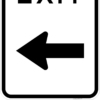 TC2109 Car Park Exit Sign (QLD) - Image 4