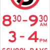 R5-36 No Stopping - Time Restriction