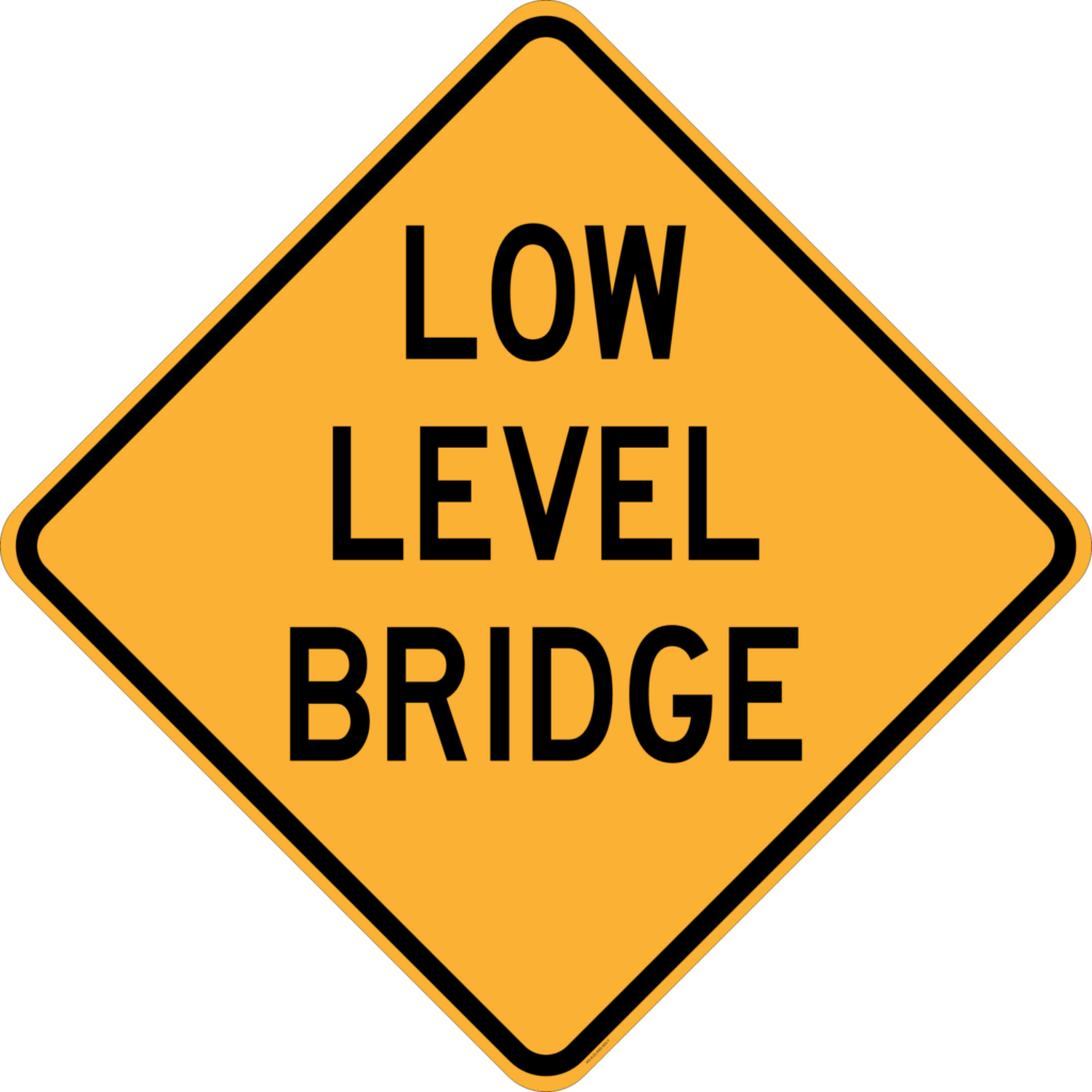 W5-8 Low Level Bridge - Australian Compliant - National Traffic Signs