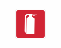 Fire Extinguisher Sticker    F1444