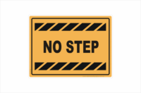No Step Sign       IN1642