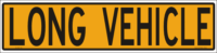 Long Vehicle Sign   T2738