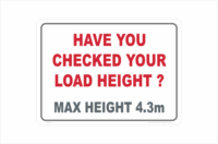 Check Load Height    V2621