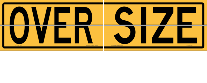 OverSize 2 Piece Hinged Sign  T2764